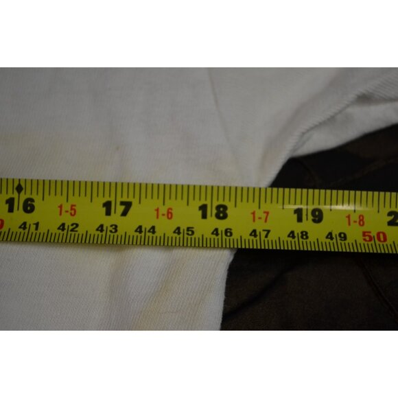 Grouse Peak Runoff 1994 Medium White Cotton Shirt Fruit of Loom Vtg Vancouver - Picture 11 of 14